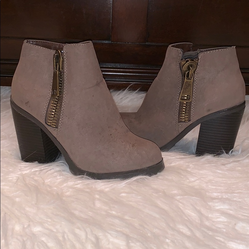 Brown Booties.